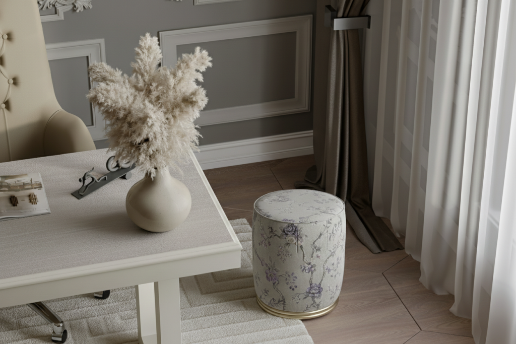 Pouff A Letter For You luxury home decor element and custom italian furniture design